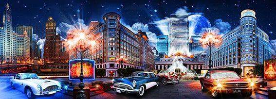 Фреска Современный Графический Дизайн F1151