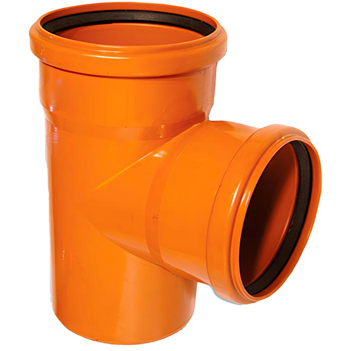 Тройник канализационный наружный Ø160 мм. - 160 мм 87°