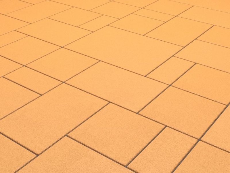 Тротуарная плитка STEINGOT Бавария Оранжевый  Верхний прокрас 60 мм