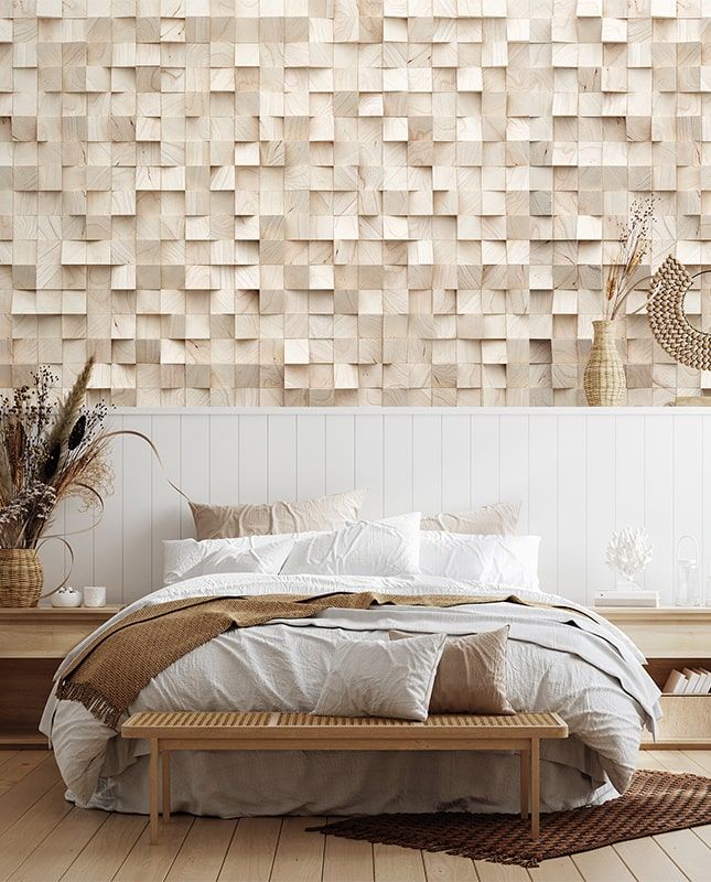 Фреска Графика Лофт. Дерево. Геометрия. ag0165