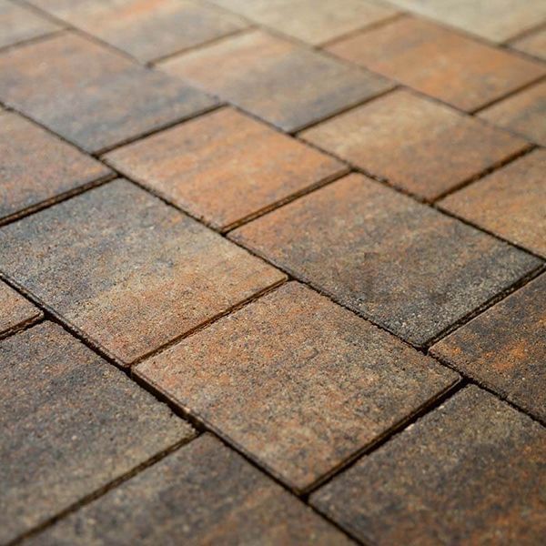 Тротуарная плитка STEINGOT Новый город Штайн Бронз Верхний прокрас 60 мм