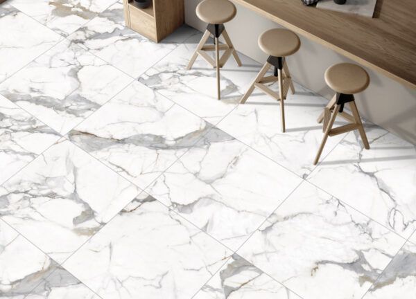 Керамогранит Primavera Maverick White Carving 60X60 См