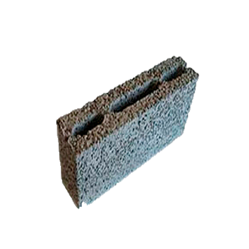 Керамзитобетонный блок 3Р 01-01С 2п, пустотелый