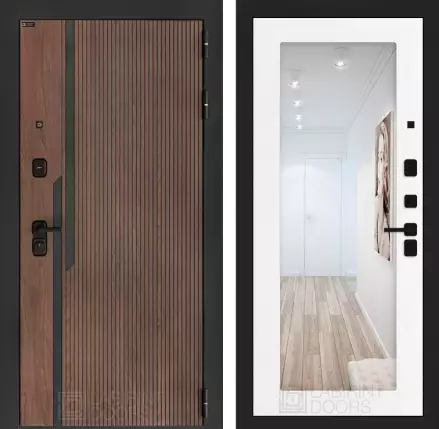 Входная дверь KARMINA с Зеркалом 18