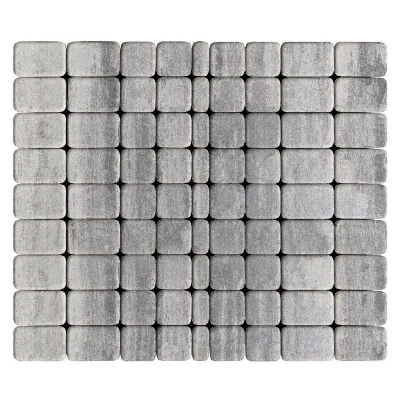 Тротуарная плитка BRAER Классико Туман Верхний прокрас 60 мм