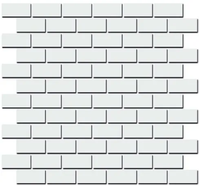 Декор Kerama Marazzi Турнон белый матовый мозаичный 32х30