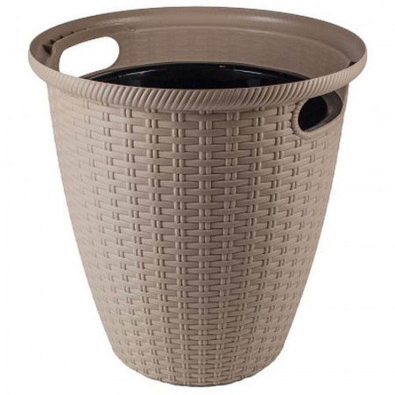Кашпо напольное Ротанг D328/20л Шоколадный