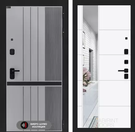 Входная дверь SKYLAB с зеркалом 19