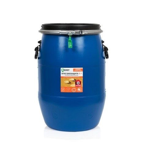 Огнебиозащита Зелест Суперпроф Бесцветный Антипирен (О-3), 65 кг