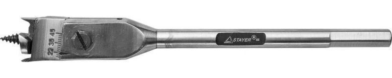 Сверло перовое по дереву, регулируемое, STAYER Professional, d=22-76мм