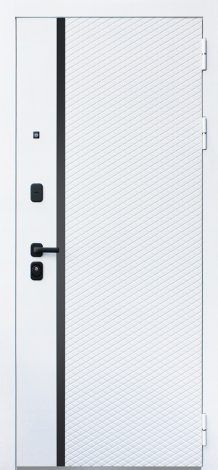 Стальная дверь «Ливерпуль с зеркалом» для квартиры АСД