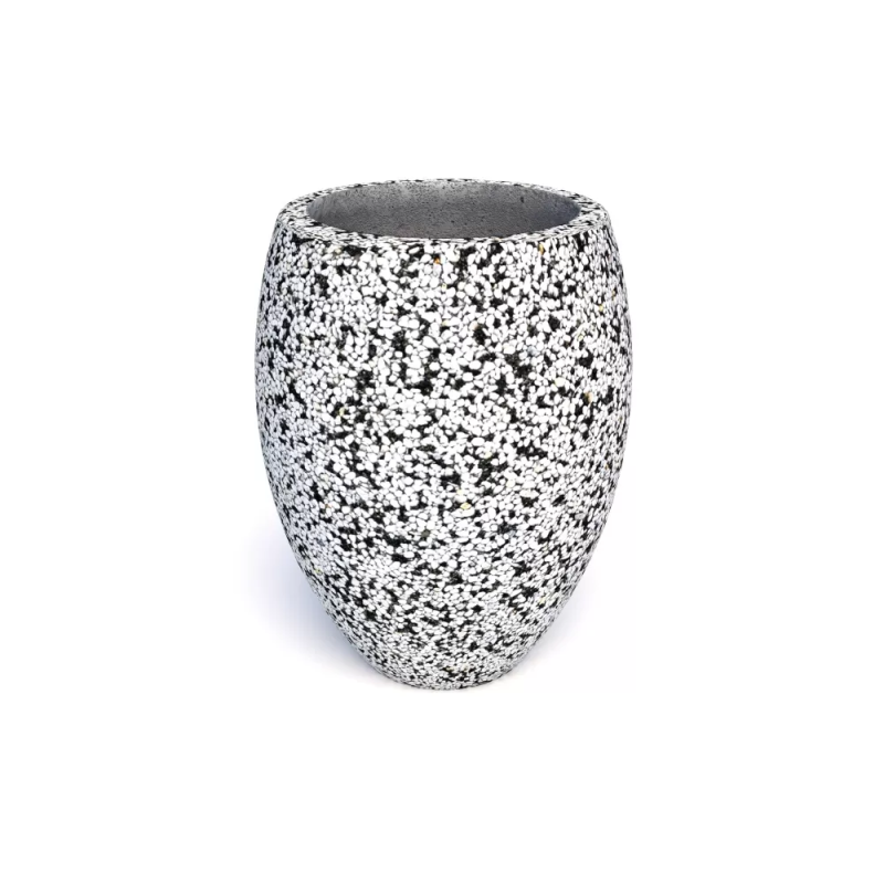 Вазон бетонный уличный Призма(фактура шахматка)