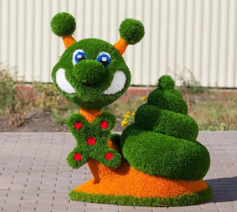 Улитка цветная с бантом 85 см.