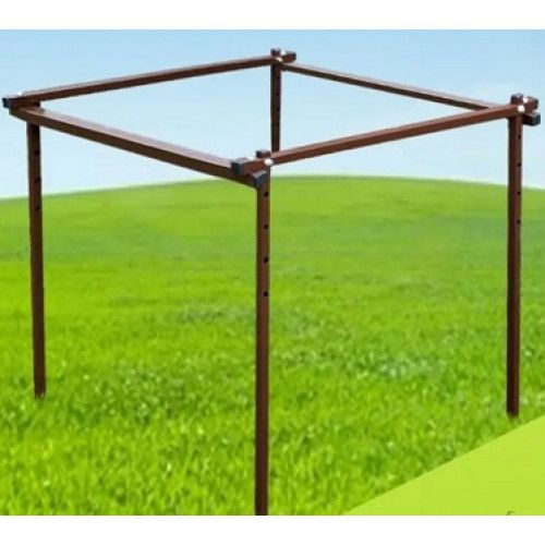 Кустодержатель квадратный 75х55 коричневый