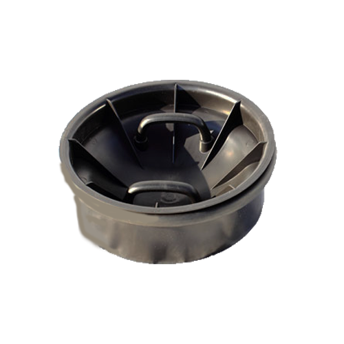 Крышка полипропиленовая для шахтной трубы Wavin (с ручками и уплотнительным кольцом) O425 мм