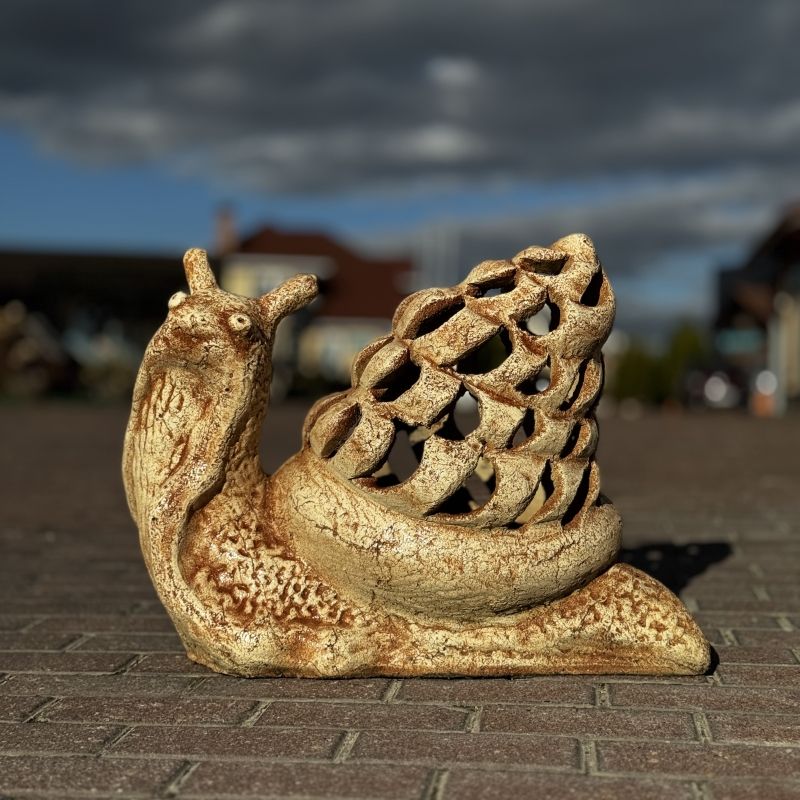 Керамический фонарь "Улитка"