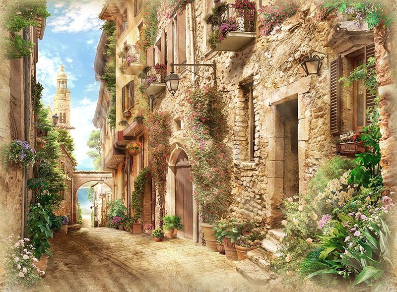 Фреска Современный Графический Дизайн 44304