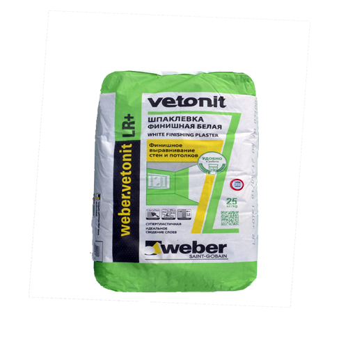 Шпаклевка финишная Weber-Vetonit LR+, 20кг