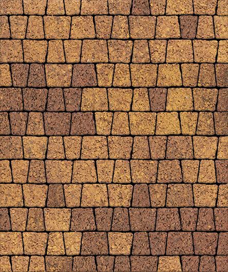 Тротуарная плитка ВЫБОР Антик Листопад Гранит Осень Верхний прокрас 60 мм