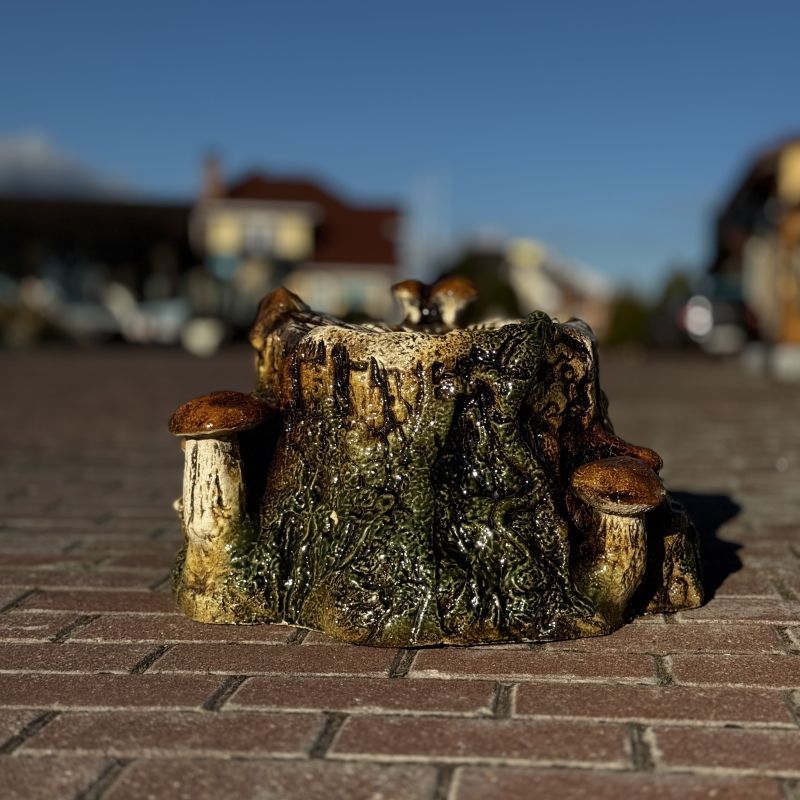 Пенек с грибами малый