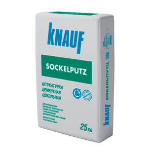 Штукатурка цементная цокольная Кнауф Зокельпутц, 25кг