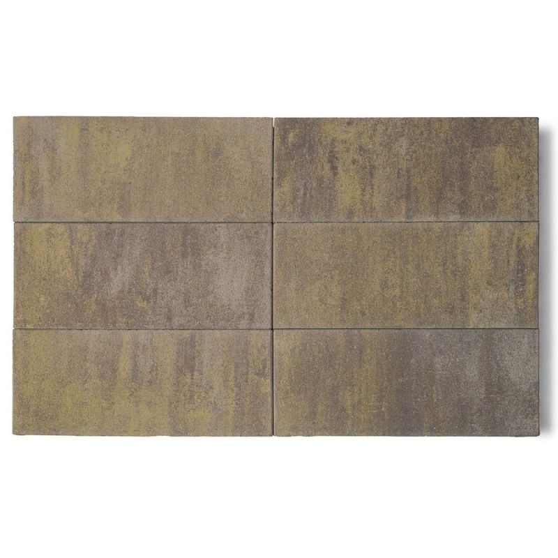 Тротуарная плитка BRAER Сити Степь Верхний прокрас 80 мм