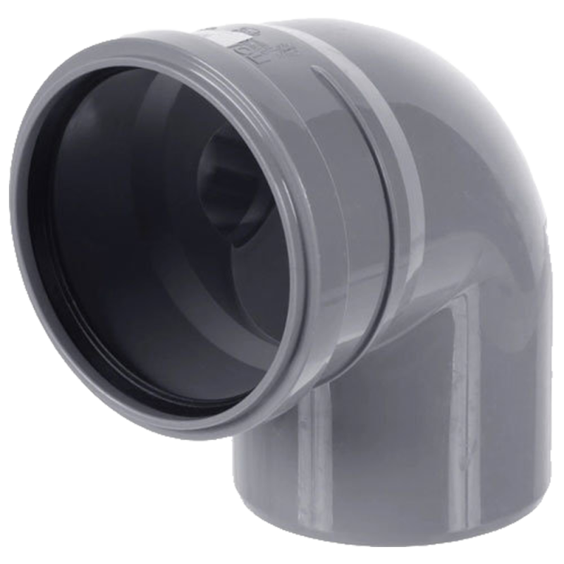 Отвод канализационный Ø 110 мм х 87°