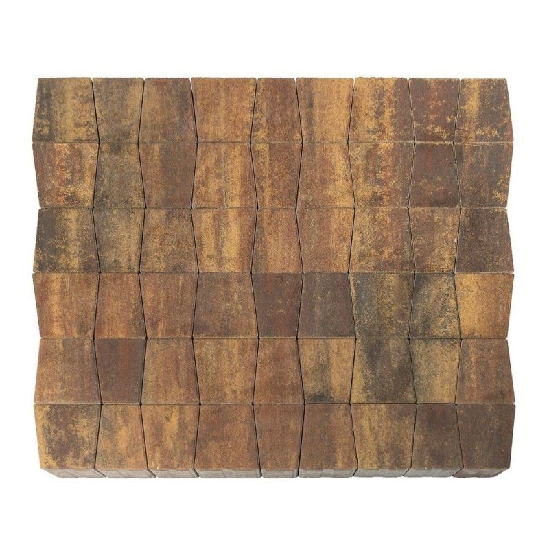 Тротуарная плитка BRAER Старый город Веймар Мальва Верхний прокрас 60 мм