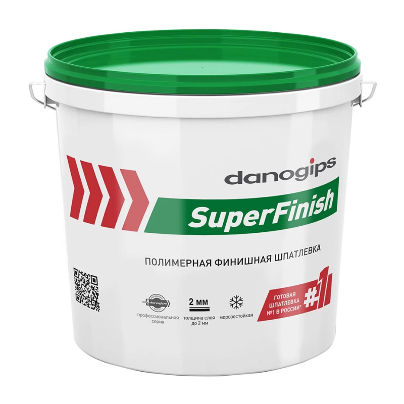 Шпаклевка Danogips SuperFinish универсальная 3 л/5 кг