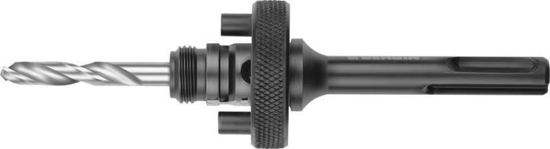 Державка для биметаллических коронок, быстросъемная, пружинный фиксатор, хвостовик SDS+, d 32-152мм, ЗУБР