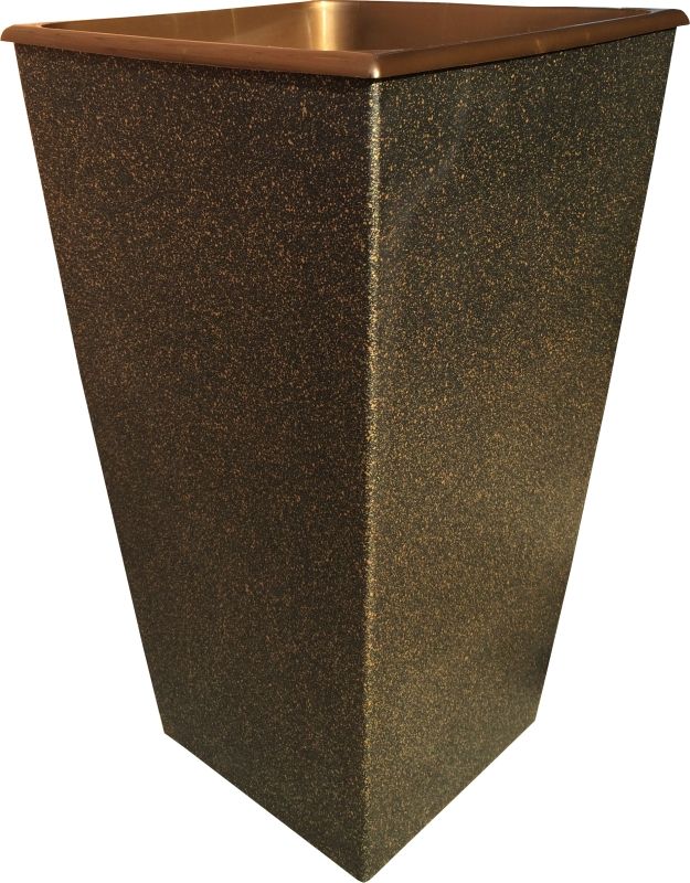 Горшок для цветов Carre 26х26 19л/10,5л 1300-51 Золотой дождь