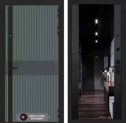 Входная дверь ISSIDA с Зеркалом тонированным Максимум