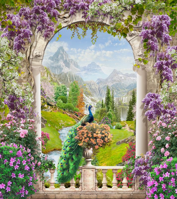 Фреска Современный Графический Дизайн 44539