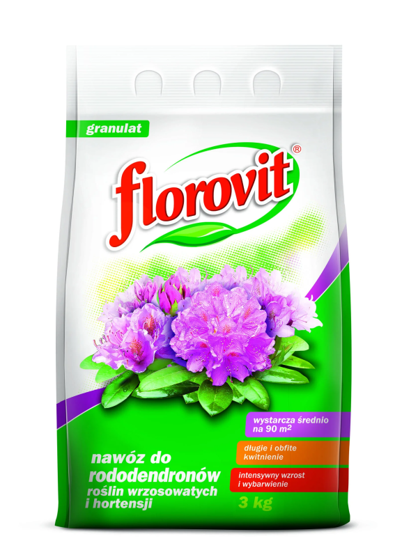 Florovit гранулированный для рододендронов, вересковых растений ,гортензий, азалии 3 кг