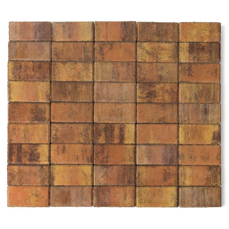 Тротуарная плитка BRAER Прямоугольник Прайд Верхний прокрас 40 мм