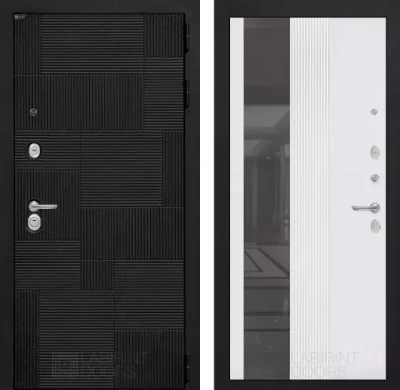 Входная дверь Пазл с Зеркалом 32 тонированным