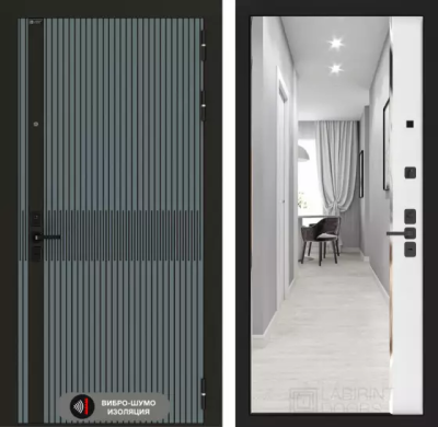 Входная дверь Иссида с зеркалом Панорама