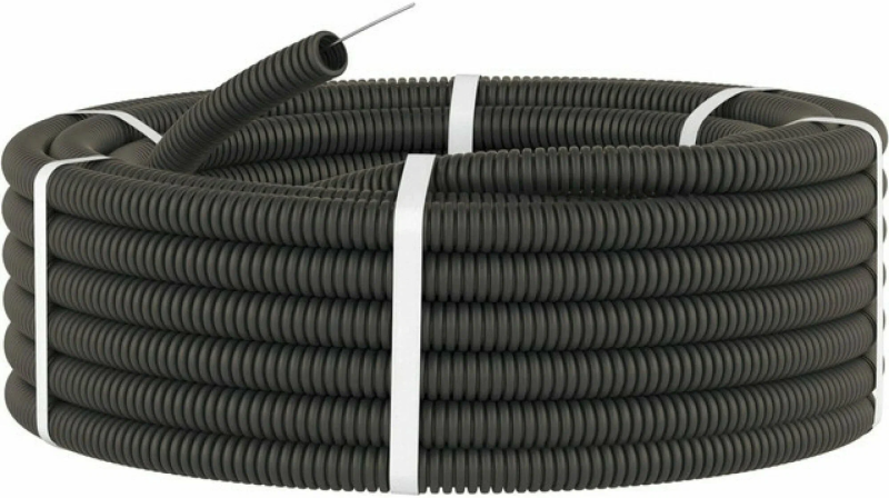 Труба гофрированная ПНД черная с зондом (100 м) 32 мм DKC 71732