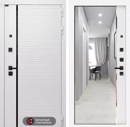 Входная дверь ROYAL с зеркалом Панорама