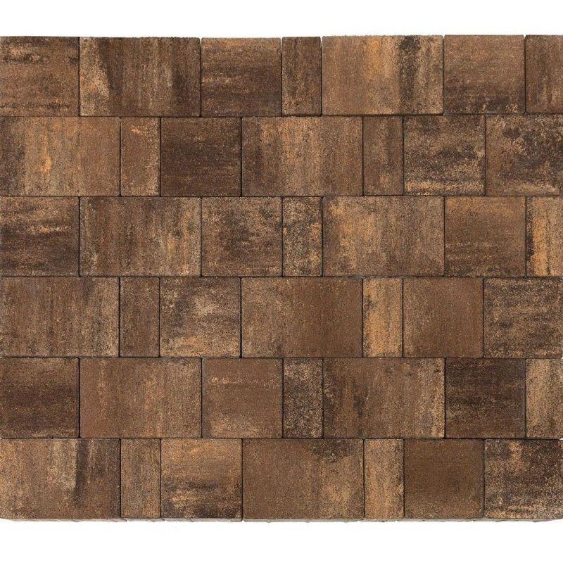 Тротуарная плитка BRAER Старый город Ландхаус Каштан Верхний прокрас 80 мм