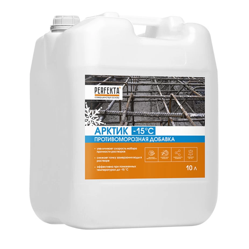 Добавка противоморозная для бетонов и растворов Perfekta Арктик 10 л