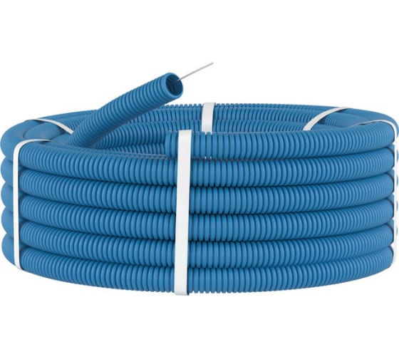 Труба гофрированная ППЛ синяя (100 м) 20 мм DKC 11920