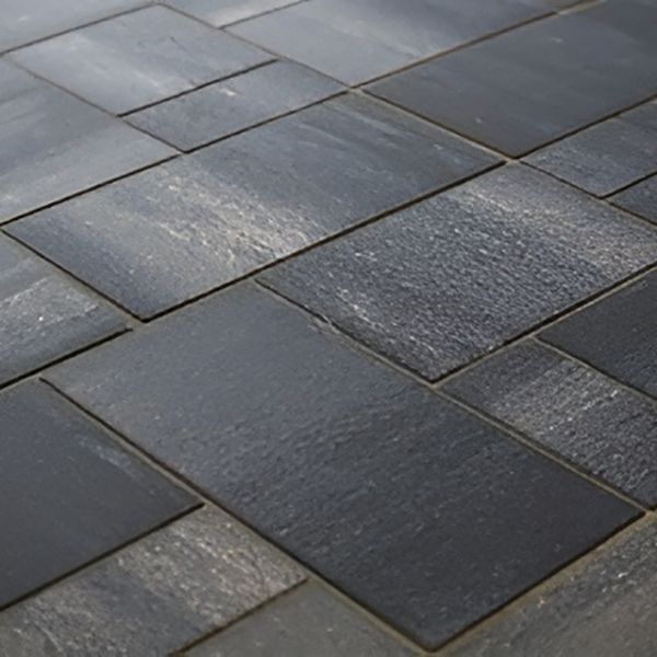 Тротуарная плитка STEINGOT Мюнхен Штайн Блэк  Верхний прокрас 60 мм
