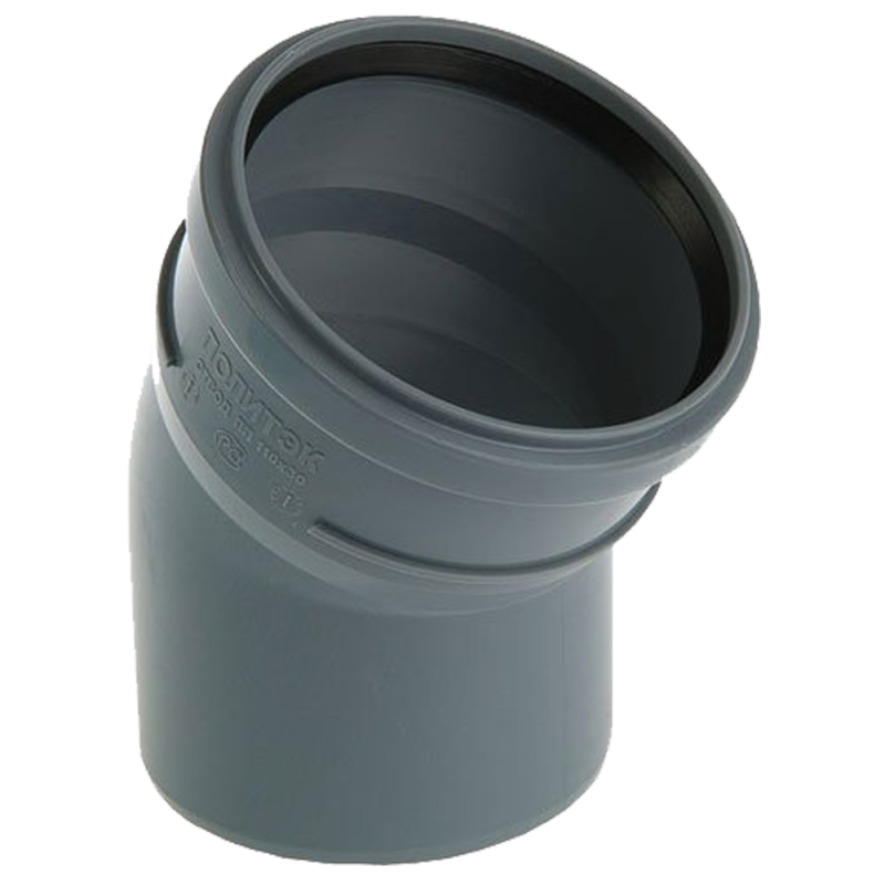 Отвод канализационный Ø 110 мм х 30°