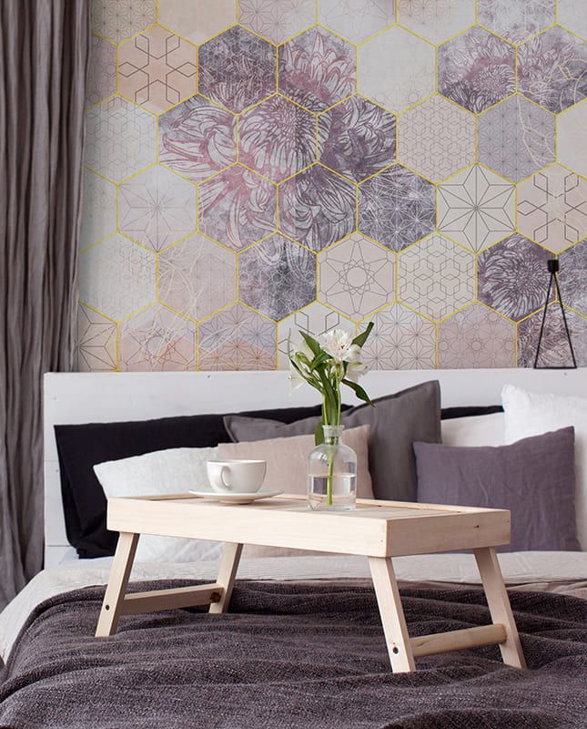 Фреска Графика Цветочная геометрия  ag0406