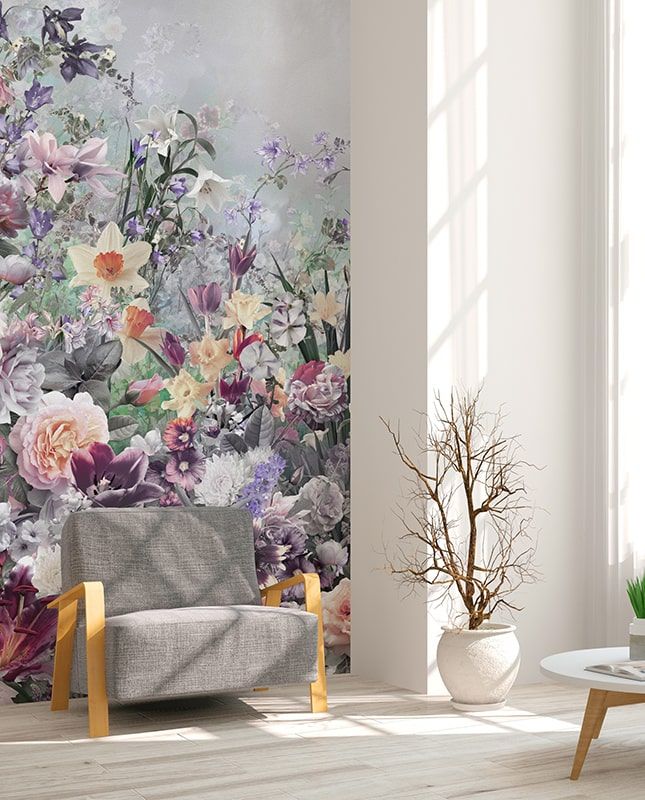 Фреска Графика В мире цветов. ag0176