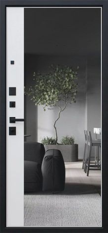 Стальная дверь «Конструктор» с зеркалом  АСД