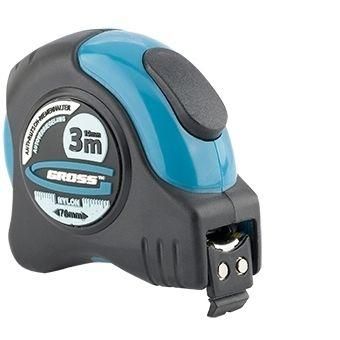 Рулетка Schlagfest, с магнитом, автостоп GROSS 3мх19мм