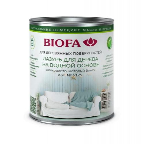 Лазурь для дерева на водной основе Biofa (Крем-брюле) 0,125 л