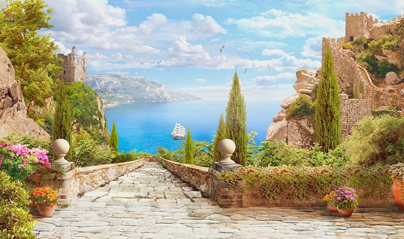 Фреска Современный Графический Дизайн 50073